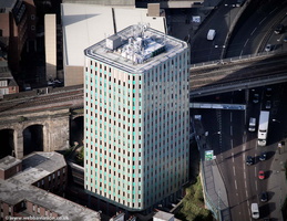 Cale Cross House, Newcastle upon Tyne  from the air