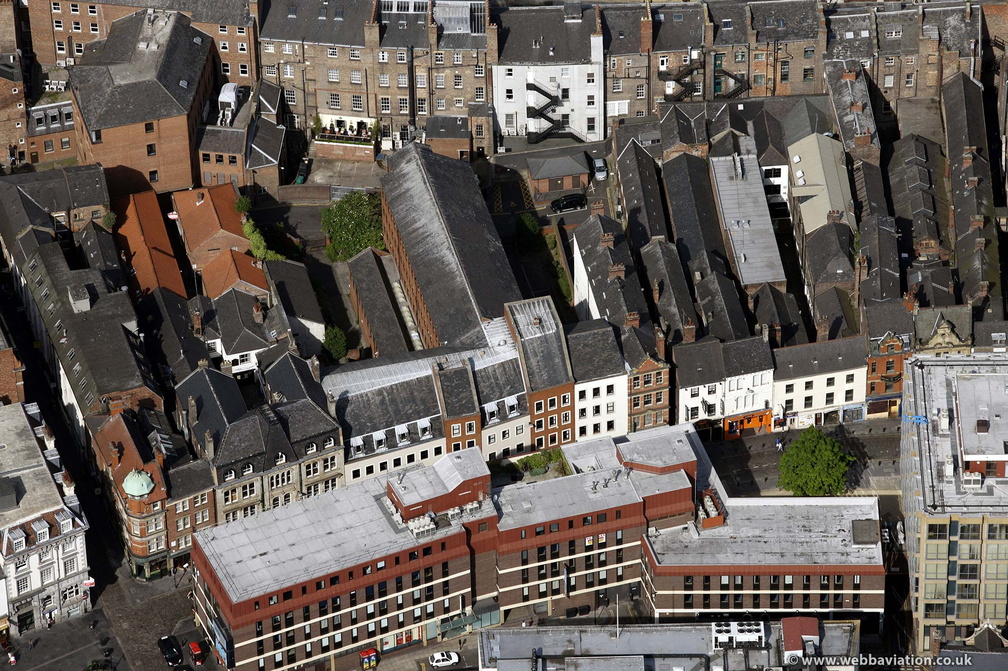 Cloth Market, Newcastle upon Tyne from the air