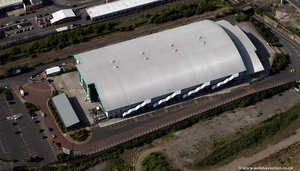 Utilita Arena Newcastle  from the air