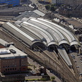 Newcastle Central Railway Station  from the air
