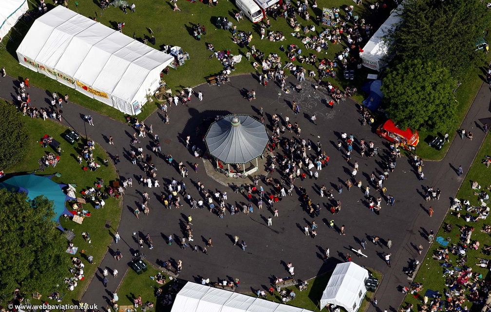  Newcastle Green Festival from the air