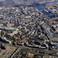 Newcastle upon Tyne city centre  aerial photo 