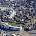 Newcastle city walls from the air