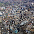 Newcastle upon Tyne city centre  aerial photo 