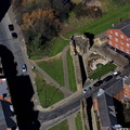 Newcastle West Wall,  city walls from the air