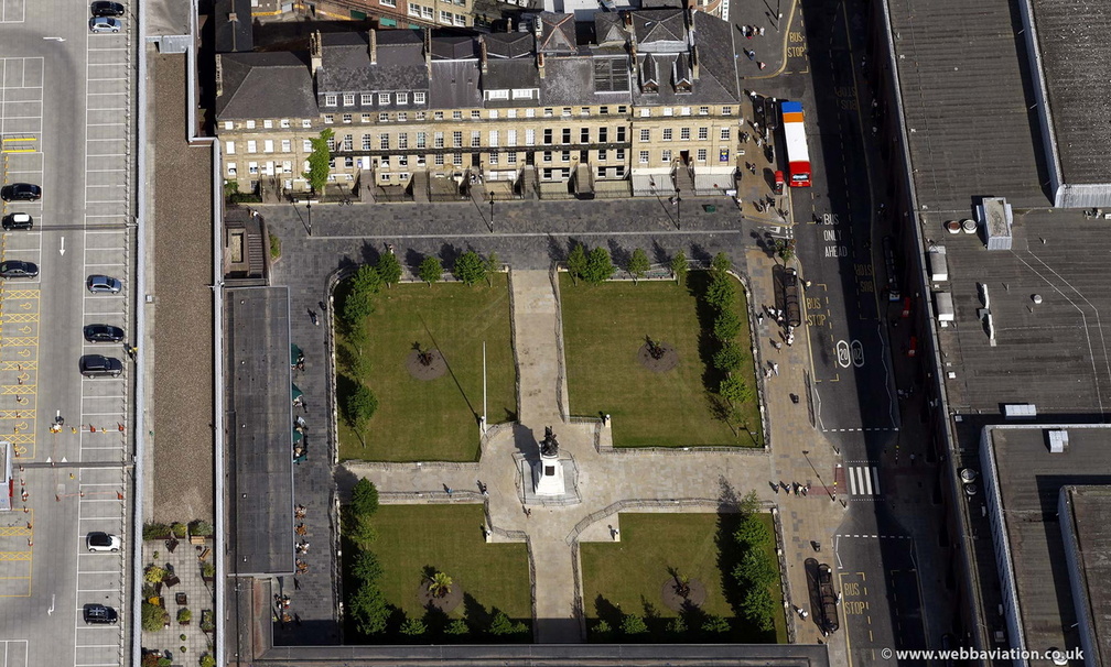Old Eldon Square Newcastle  from the air