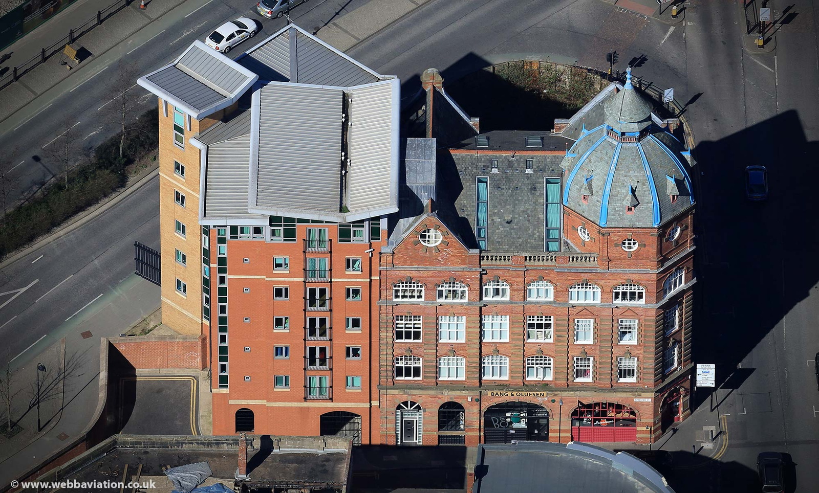 Printworks Development  Rutherford St  Newcastle   from the air