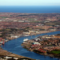 River Tyne  from the air