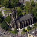  St Thomas's Church  Newcastle   from the air