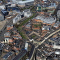 Newcastle city walls  from the air