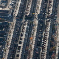  terraced houses in Newcastle upon Tyne  from the air