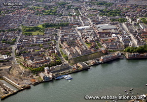 North Shields North Tyneside Tyne and Wear aerial photograph 