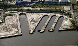  former A&P shipyard Tyneside from the air