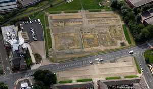 Segedunum Roman fort Wallsend from the air
