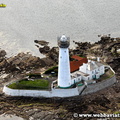 St Mary's Lighthouse Whitley Bay North Tyneside Tyne and Wear aerial photograph 