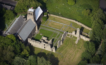  St Paul's Monastery, Jarrow from the air