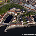 Market Dock South Shields   aerial photograph 