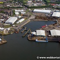 Tyne Dock South Shields   aerial photograph 