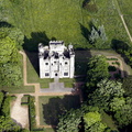 Hylton Castle Sunderland  aerial photograph