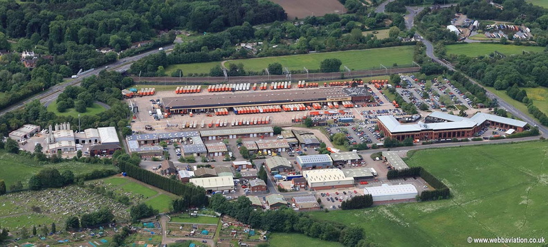 Plot Holly Lane Industrial Estate  Atherstone aerial photograph