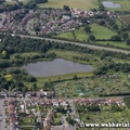Bedworth Warwickshire aerial photograph 