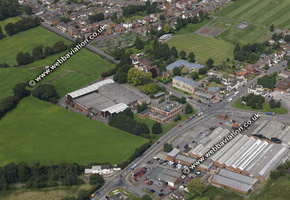 Bedworth Warwickshire aerial photograph 