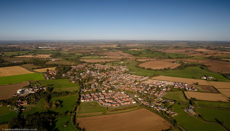 Bishop's Itchington from the air
