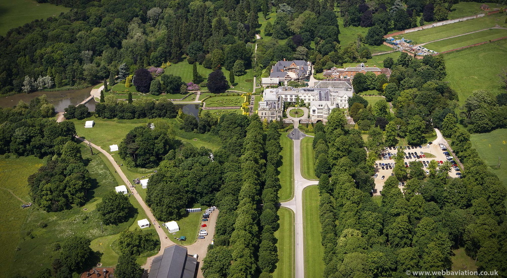 Coombe Abbey  Warwickshire  from the air