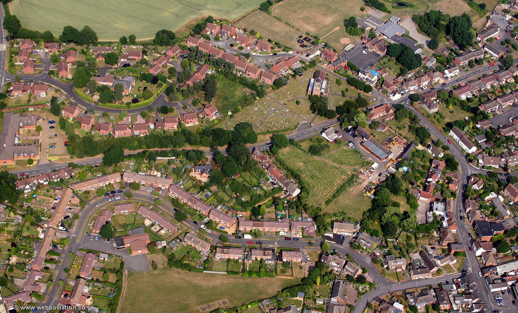 Cubbington Warwickshire   aerial photograph