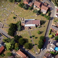 St Mary's Church Cubbington Warwickshire   aerial photograph