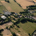 shrunken Medieval village of Flecknoe aerial photograph