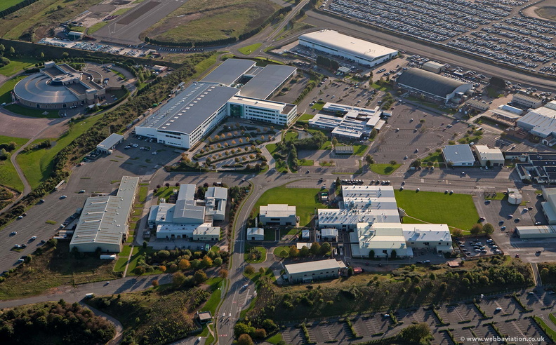 Jaguar Land Rover Gaydon Centre from the air