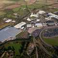 Aston Martin Factory Gaydon and Jaguar Land Rover Gaydon Centre from the air