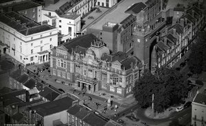 Leamington Spa Town Hall from the air