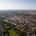 Royal Leamington Spa from the air