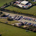 Napton Marina on the Grand Union Canal in Warwickshire from the air