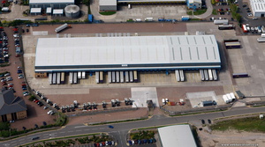 Hermes Nuneaton  from the air