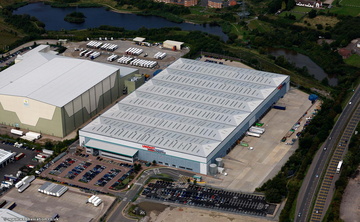 Unipart Logistics Nuneaton  from the air