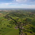 Rous Lench Warwickshire  from the air