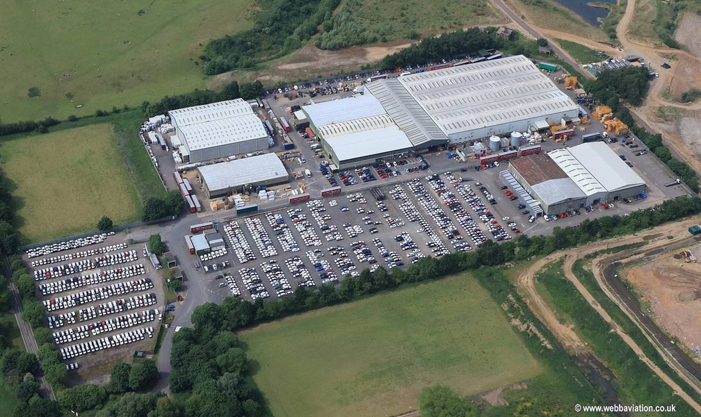 Lawford Heath Lane industrial estate  aerial photograph