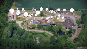 Satellite Communications centre Lawton Heath Rugby aerial photograph