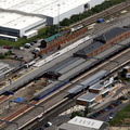 Rugby station  Warwickshire  from the air