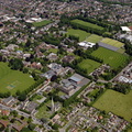 Rugby School ,  Rugby Warwickshire  from the air