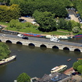 Clopton Bridge  Stratford-upon-Avon  from the air
