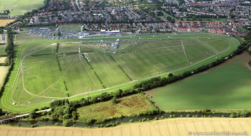 Stratford On Avon Racecourse  from the air