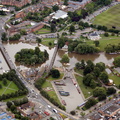  Stratford upon Avon during the floods of 2007  aerial photo