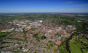 Stratford upon Avon  from the air