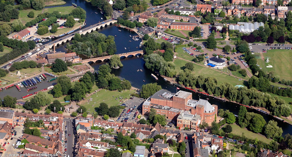 Stratford-upon-Avon from the air