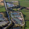 Ventnor Farm Marina Warwickshire from the air