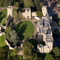 Warwick Castle from the air